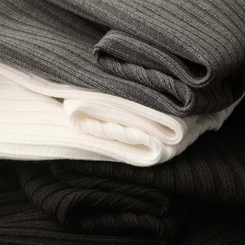 Prestante: Klassieke geribbelde trui met rits