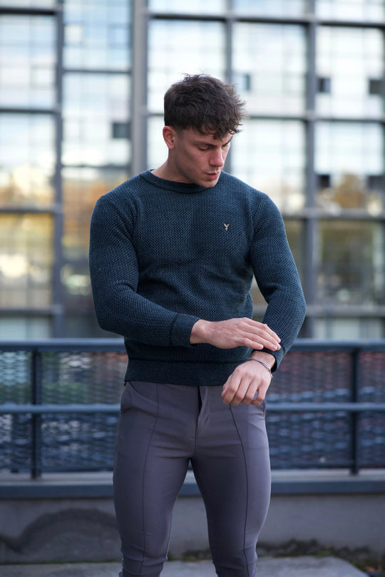 Lorenzo: Ultrazachte gebreide trui met textuur