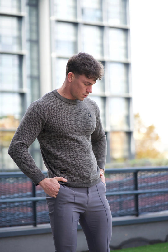 Lorenzo: Ultrazachte gebreide trui met textuur