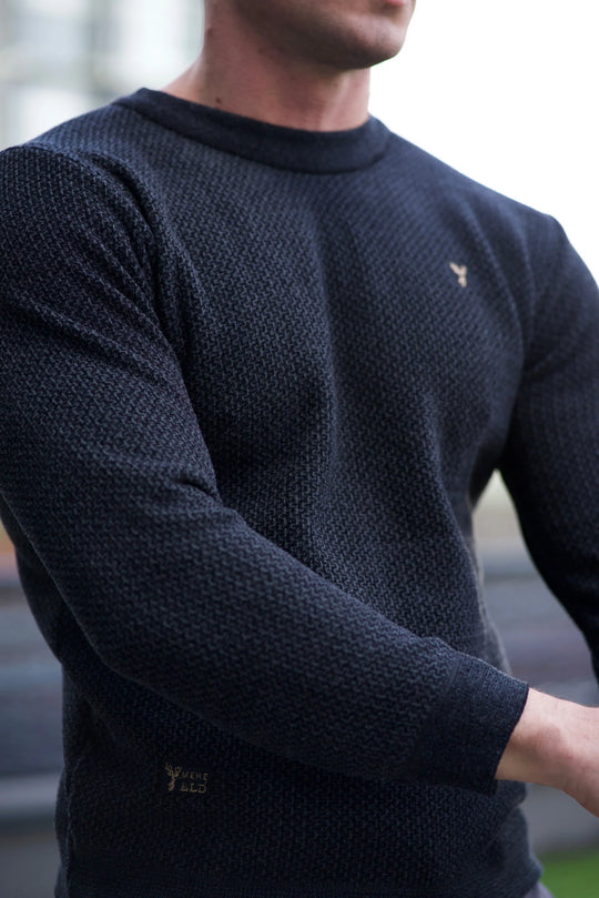 Lorenzo: Ultrazachte gebreide trui met textuur