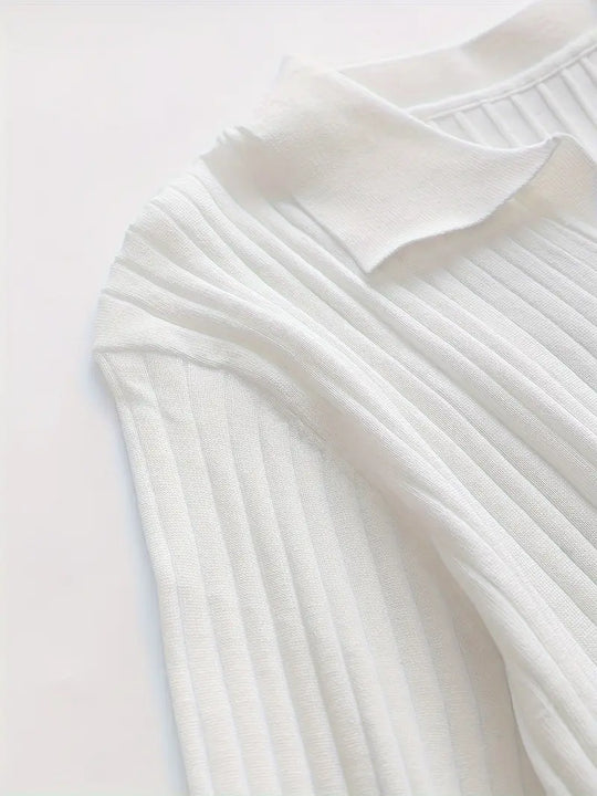 Sogno: Muscle Fit gebreid shirt