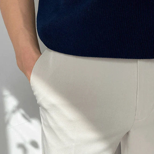 Sentiero: op maat gemaakte slim-fit casual broek