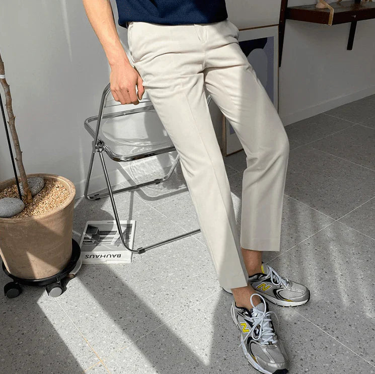 Sentiero: op maat gemaakte slim-fit casual broek