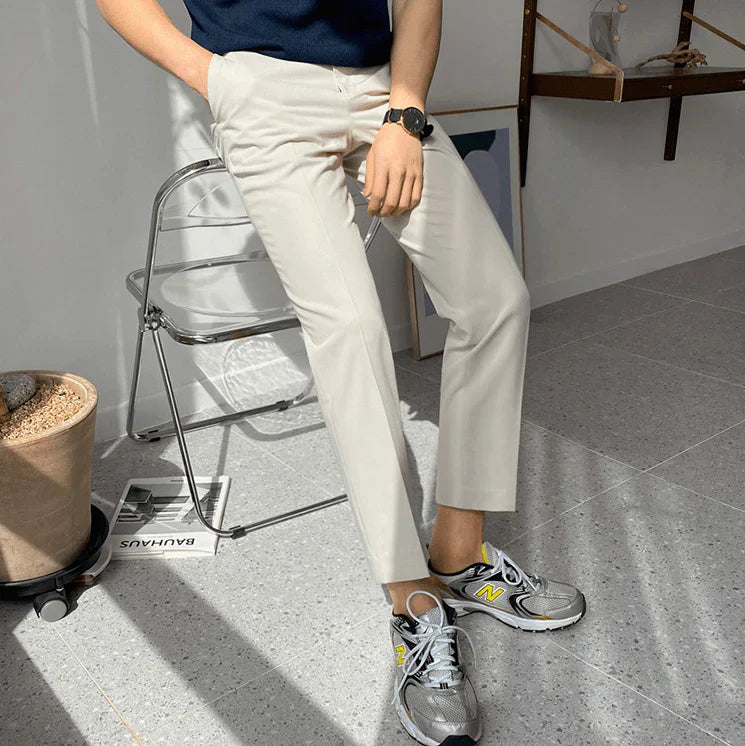 Sentiero: op maat gemaakte slim-fit casual broek