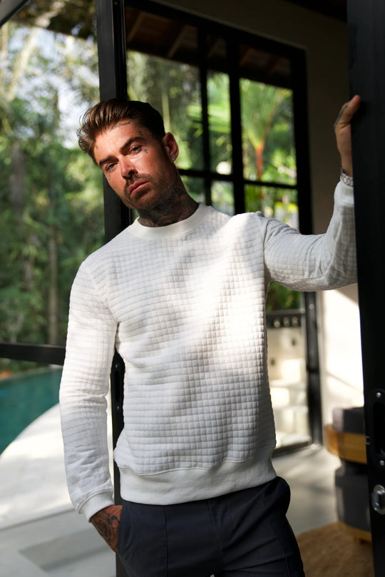 Milano: Gestructureerde Slim Fit Breisel