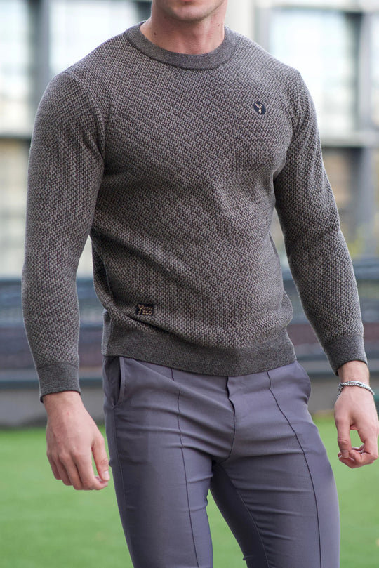 Lorenzo: Ultrazachte gebreide trui met textuur