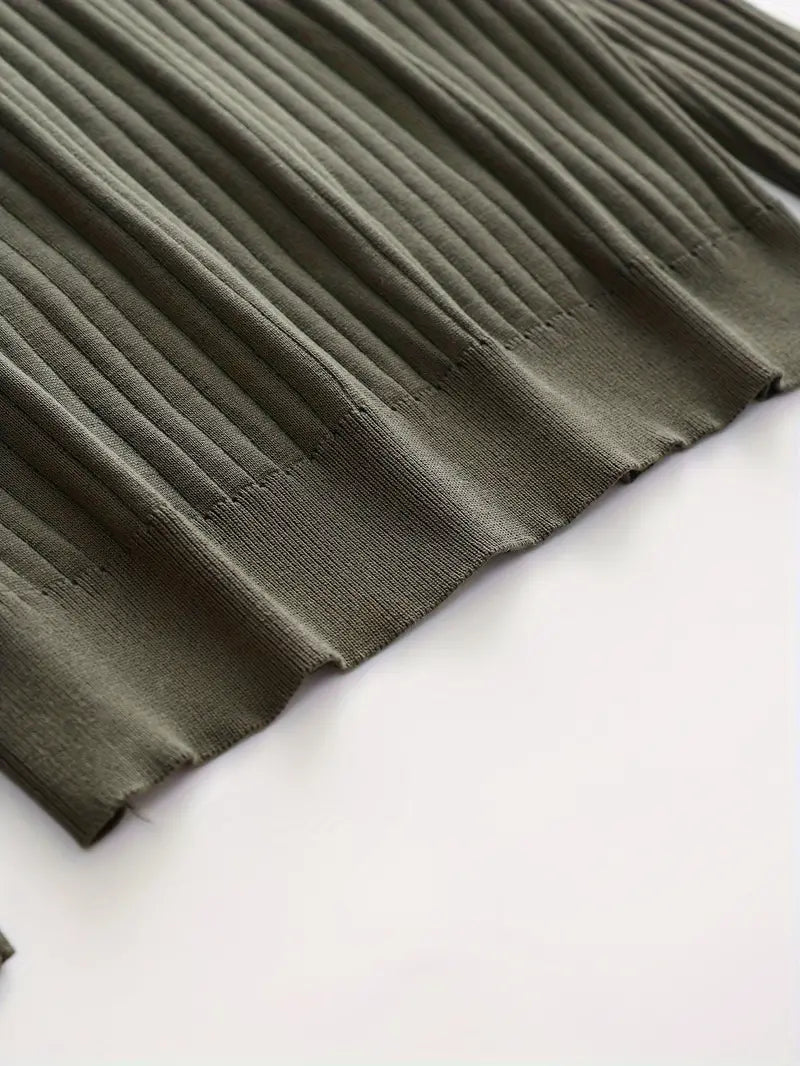 Sogno: Muscle Fit gebreid shirt